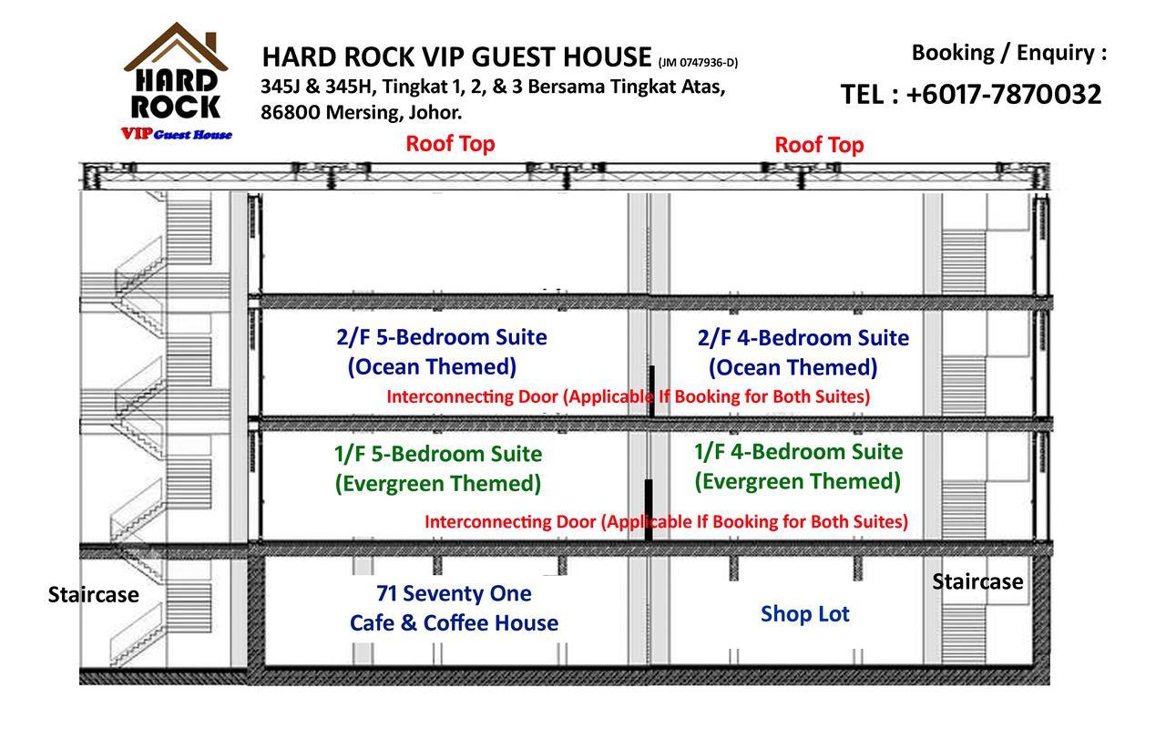 Hard Rock Vip Guest House Mersing Exteriér fotografie